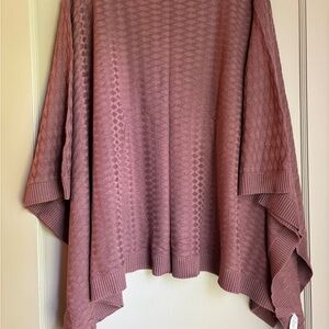 Elegant Mauve Women's poncho